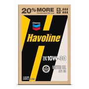 Chevron Havoline Conventional Motor Oil 10W-30, 6 Qt Smart Change Box Case (2-Pack)
