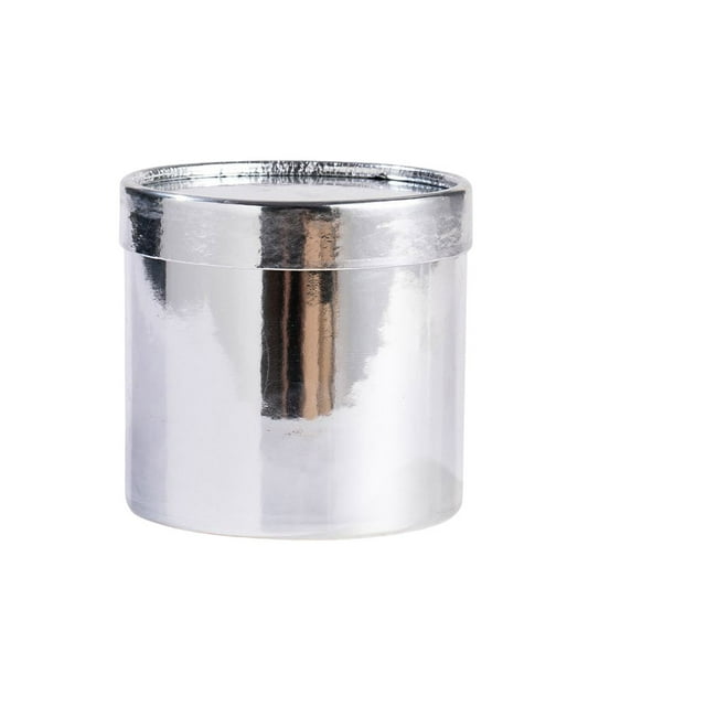 Dalazy Rose Cardboard Party Box with Lids Flower Bucket Gift Present Packaging Handhold Round Wedding Party Storage Ornaments Silver