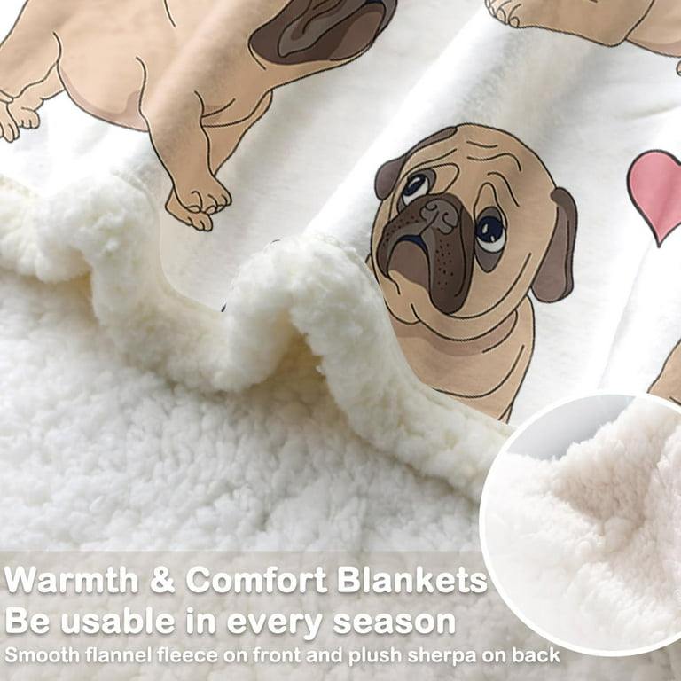 Dog Blanket Fleece Backed Blanket Carhartt Firm Duck Sherpa Lined