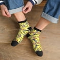 thumbnail image 3 of Fuzoiu Ducks Print Adult Socks, Crew Moisture-wicking Socks, Unisex Cushion Crew Socks,Casual Sports Ankle Socks, 3 of 7