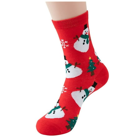 

BELLZELY Compression Socks for Women Clearance Women s Christmas Socks Cartoon Christmas Socks Medium Cotton Socks