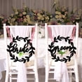 thumbnail image 2 of Bride and Groom Chair Signs - Mr and Mrs Chair Signs for Wedding, Bride Chair Decor, Rustic Wooden Hollow Out Decorative Wedding Signs, 2 of 7