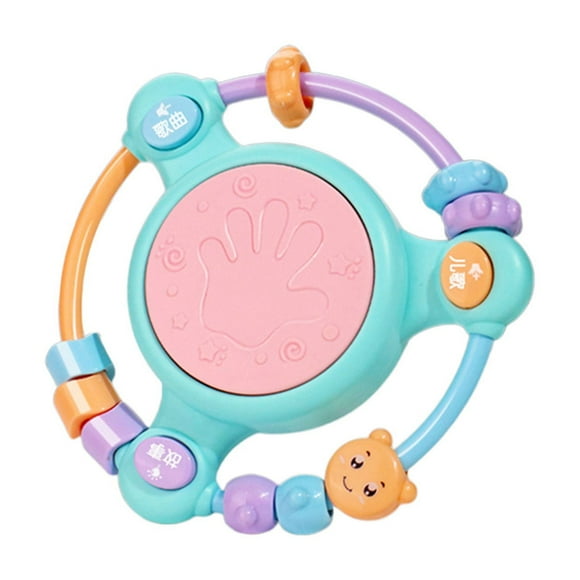 Electronic Baby Patting Drum Toy with Lights and Music, Early Education Sensory Toy for 0-3 Year Olds, Interactive Learning Game for Motor Skills