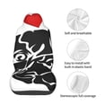 thumbnail image 3 of Lsque Red Heart And Puppy Of Bulldog Pattern Car Seat Covers for Front Seats , Waterproof Seat Covers for Cars, Sporty Front Seat Covers,Car Seat Cover Protector Front Seats, 3 of 5
