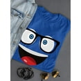 thumbnail image 3 of Smiling With Glasses T-Shirt Women -SPIdeals Designs, Female Large, 3 of 4