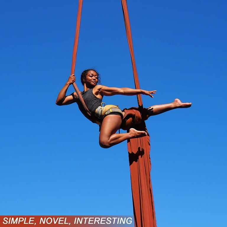  Aerial Silks Yoga Hammock Kit (11 Yards) Durable