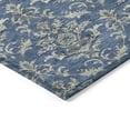 thumbnail image 3 of Addison Rugs Chantille Indoor/Outdoor Traditional Damask Navy Machine Washable Rectangle Rug, 3' x 5', 3 of 8