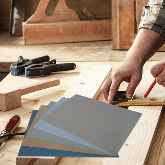 LITINKIMI Automotive Sand Paper Sandpaper Sheets Assorted Color 5Set for Automotive Repair