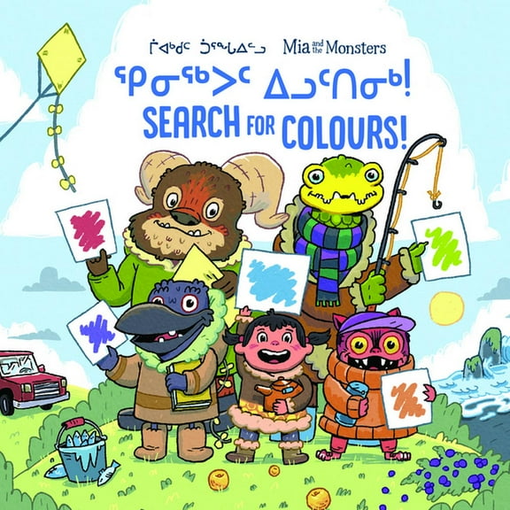MIA and the Monsters Search for Colours: Bilingual Inuktitut and English Edition, (Hardcover)