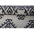 thumbnail image 3 of Ladole Rugs Modern Soft Trellis Geometric Bedroom Dining room Living Room Carpet Area Rug in Ivory-Dark Grey, 3 of 4