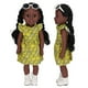thumbnail image 4 of Muñeca Negra Para Niña, Bonita Y Exquisita Decoración De Muñeca Para Niña, Regalo De Cumpleaños Para Niños, Coleccionista Para El Dormitorio Del Hogar YLSHRF Otros, 4 of 8