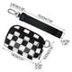 thumbnail image 2 of Portable Waterproof Wristlet Pouch - Clear Card Slot Plaid Clutch, Polyester Zip Wallet, Breathable Lightweight Wear-Resistant Travel Organizer Bag, 2 of 5