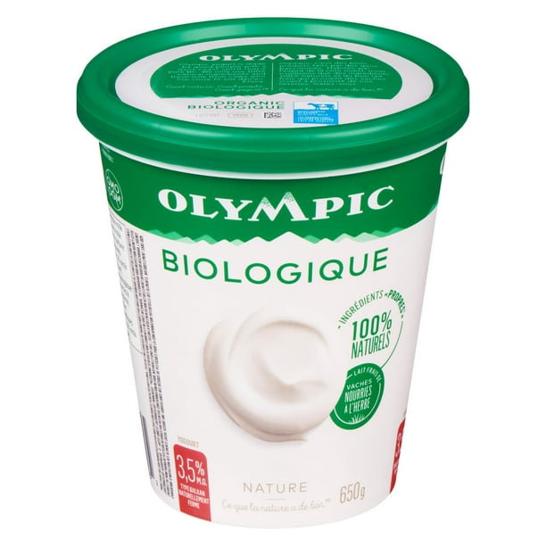 Organic peach yogurt – Olympic Dairy