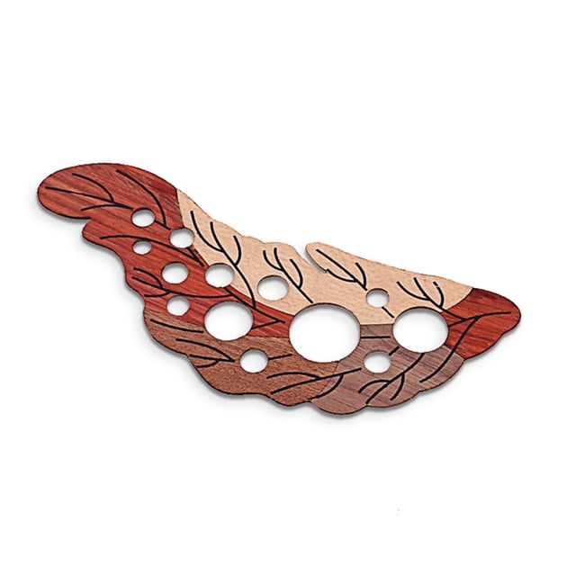 Greeniant Golpeador de con forma de hoja, placa protectora para rascar guitarra clásica, reemplazo profesional, accesorios de pieza de Accesorios para instrumentos musicales