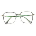 thumbnail image 3 of Reading Glasses for Women Men 2.0- Blue Light Blocking Readers, Anti Glare Computer Glasses, Oversize Square Eyestrain ,Light Brown, 3 of 4