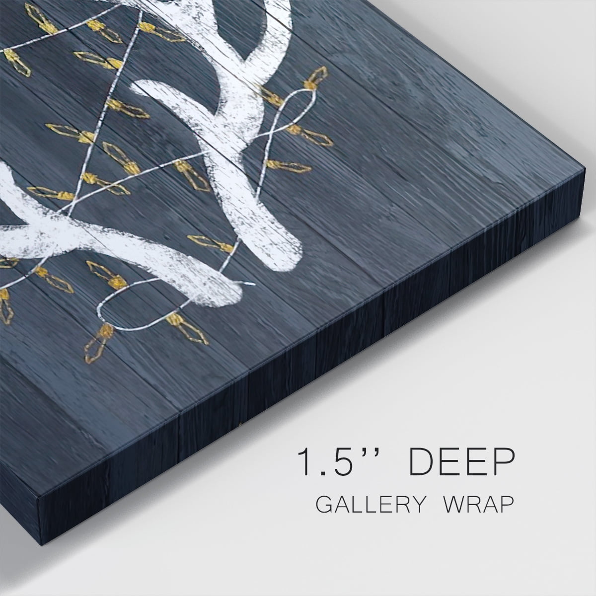 Antlers & Lights- Gallery Wrapped Canvas