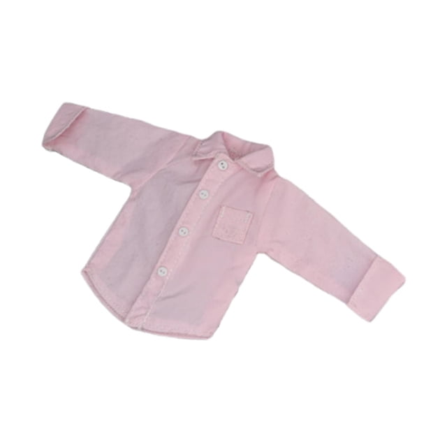 Camiseta para figura de acción a escala 1/12, accesorios de modelo coleccionables en miniatura para cosplay y cosplay. Rosa