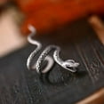thumbnail image 4 of QQTDFG Punk Snake Sterling Silver Ear Cuff SINGLE Wrap Climber Crawler Earring A1853-default, 4 of 6