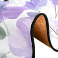 thumbnail image 5 of Light Purple Florals Long Floor Mat Runner Rug Area Mat Noise Reduction Water Absorbent Non-Slip 72" x 24", 5 of 7