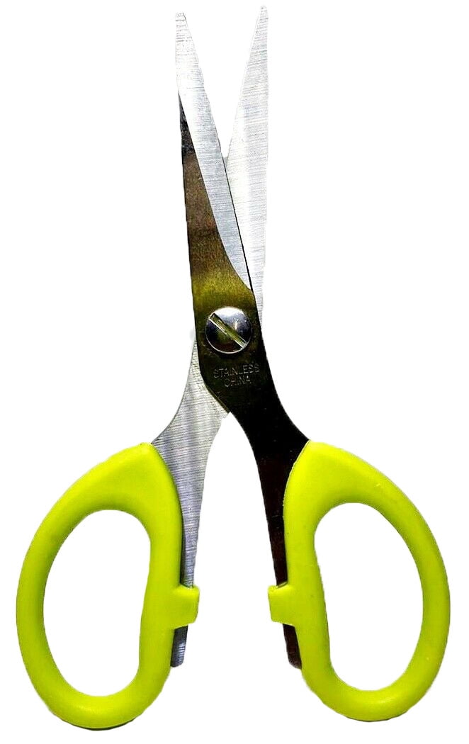 Lot of 3 Allary #289 Ultra Sharp Premium Scissors with Soft Cushion Handles, 5.5', Green