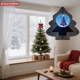 thumbnail image 2 of Stylish Metal Hanging Christmas Tree Wind Spinner - Festive Garden Decor with Snow - Covered Design & Vibrant Ornaments for Yard, 2 of 5