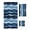 blue, variant on Abstract Turquoise Moire Towel Set of 3, Soft Microfiber Bath Towels, Hand Towel, Washcloths, Gradient Coastal Ocean Geometric Quick-Dry Absorbent Towels for Bathroom Kitchen Hotel Beach Gym Spa