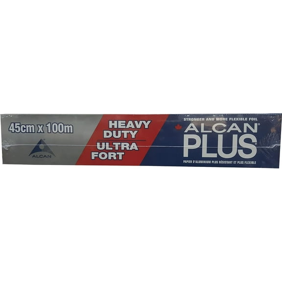 Alcan Heavy Duty Aluminium Foil (45 cm x 100 M), 1 Count