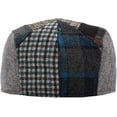thumbnail image 4 of Men's Cabbie Newsboy and Ascot Plaid Patch Wool Blend Button Ivy Hat, 4 of 7