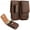 Brown, variant on 6.5-inch Vertical Black PU Leather Universal Cell Phone Holster Pouch with Belt Clip and Card Slots