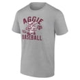 thumbnail image 2 of Men's  Heather Gray Texas A&M Aggies Ol' Sarge Baseball T-Shirt, 2 of 3
