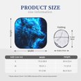thumbnail image 3 of Saiise Wolf for Foldable Car Sun Shades (2-Pack) Offer Sun Protection with an Easy-fold Design for Convenient Windshield Shading-Medium, 3 of 6