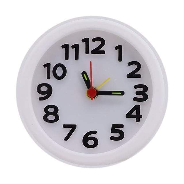 Bgsha Battery Operated Quartz Alarm Clock Night Light No Tick Bedroom Bedside Clocks