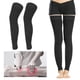 thumbnail image 4 of Medias de compresión elásticas para adelgazar las piernas, venas y trombos, para prevenir edemas y presión varicosa. Medias largas negras M, 4 of 10