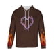 thumbnail image 5 of Sudadera con capucha para hombre, informal, a la moda, con estampado, con cordón, de manga larga, de poliéster, 5 of 5