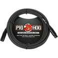thumbnail image 2 of Pig Hog PHM10BKW Black/White Woven High Performance XLR Microphone Cable, 10 Feet, 2 of 3