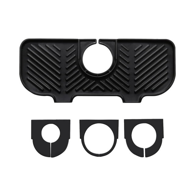 Small Bathroom Storage Kitchen and Bathroom Universal Faucet Pad Aperture Sink Storage Rack Proof and Water Accumulation Proof