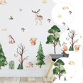 thumbnail image 3 of Cartoon Wall Decals Cartoon Pine Tree Animals Forest Themed Wall Sticker, 3 of 5