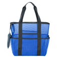 thumbnail image 1 of Bolsa de playa Zulema Organizador de malla grande Azul, 1 of 8