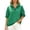 Green_#06, variant on Sewkxo Womens Polka Dot Jackets Half-Zip Windbreaker Jacket Stand Collar Drawstring Hem Outerwear Trendy Casual Coats,Green S