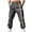Dark Gray, variant on Mens Sweatpants Solid-Color Casual Loose Sports Texture Work Pants Drawstring Pockets Elastic Waistband Long Pants Gray,S
