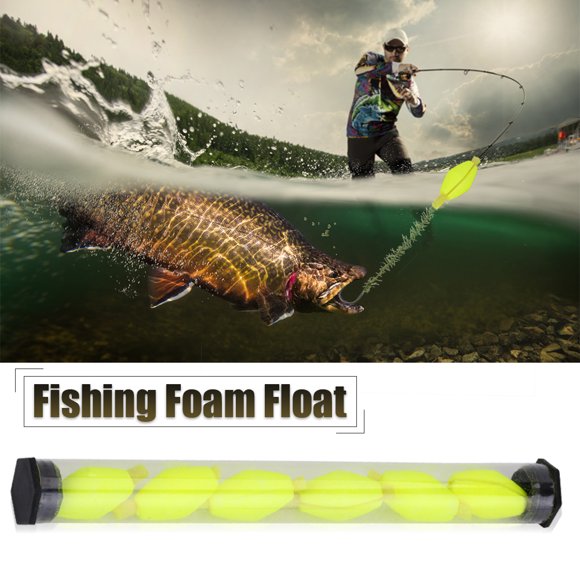 Greensen 6Pcs/Set 2Colors Fly Fishing Buoy Bobbers Foam Float Strike Indicator Fishing Tackle , Fishing Float Bobber, Fishing Buoy Bobber