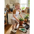 thumbnail image 3 of BemeyourBBs Toddler Baby Boy Summer Clothes Daddy's Mini Baby Boy Outfit Casual Letter Print Crew Neck Short Sleeve Tops and Plaid Shorts Set, 3 of 9