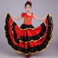 thumbnail image 5 of Traje de actuación para niños Traje de actuación Traje de baile taurino Vestido grande Vestido de baile de apertura Traje de escenario, 5 of 5
