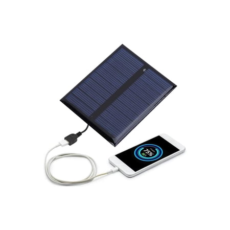 EcoCharge Portable Solar Panel for Low-Power Outdoor Devices and Generators