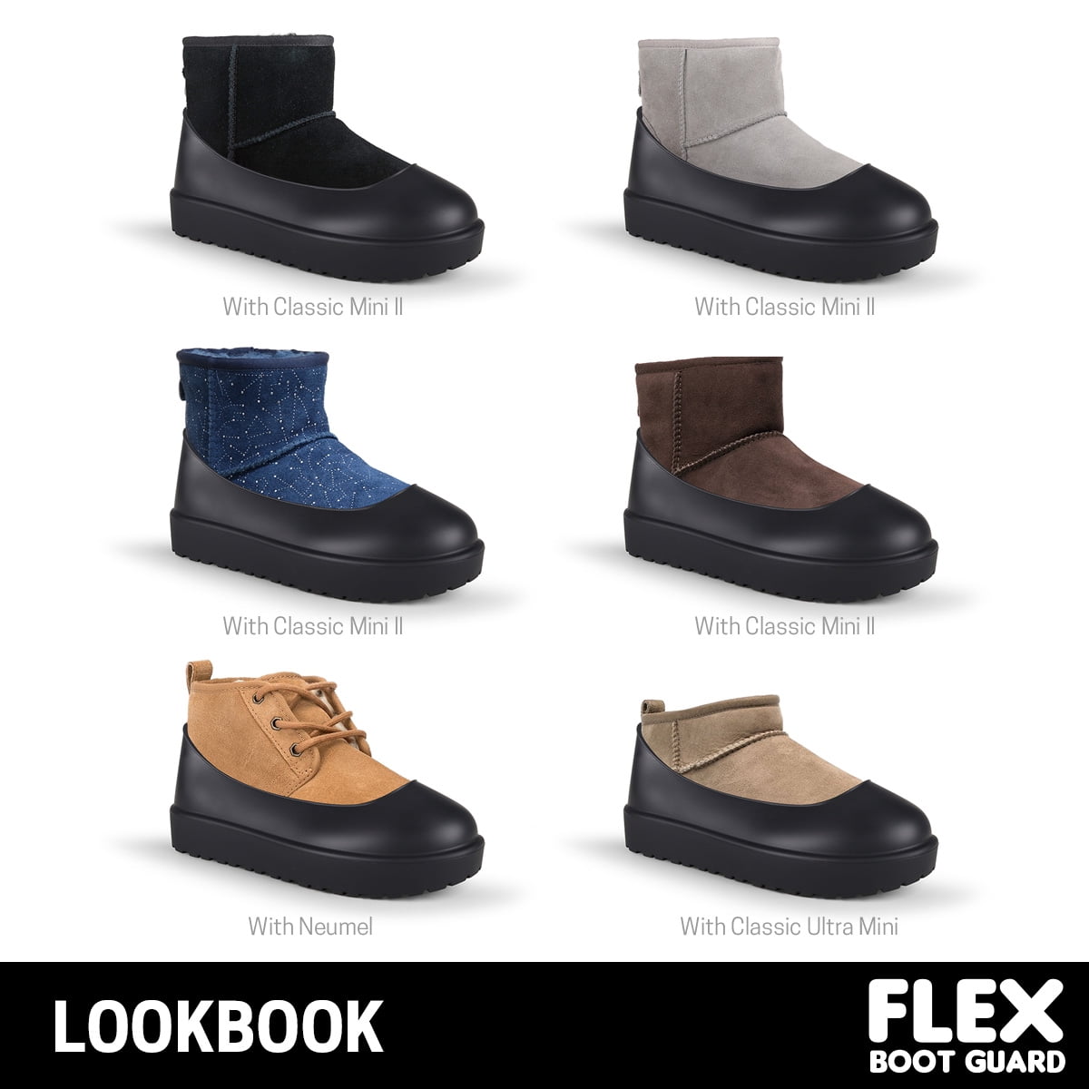 FLEX BOOT GUARD Compatible with UGG Boot, Waterproof Silicone