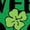 GREEN, variant on Peanuts - A Wee Bit Irish - Men's Short Sleeve Graphic T-Shirt