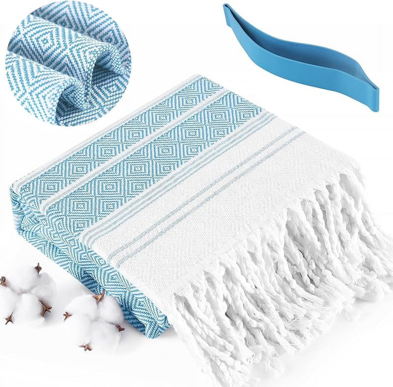 Gold CASE Turkish Beach Towels – Set Of 6, 100% Cotton, 70x38 Inches – Quick Dry & OEKO-TEX Certified - View #2