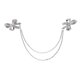 thumbnail image 2 of 2x Broche Del Broche Del Collar de de de La de de de Broche Yuyangstore Broche de cadena con borla, 2 of 8