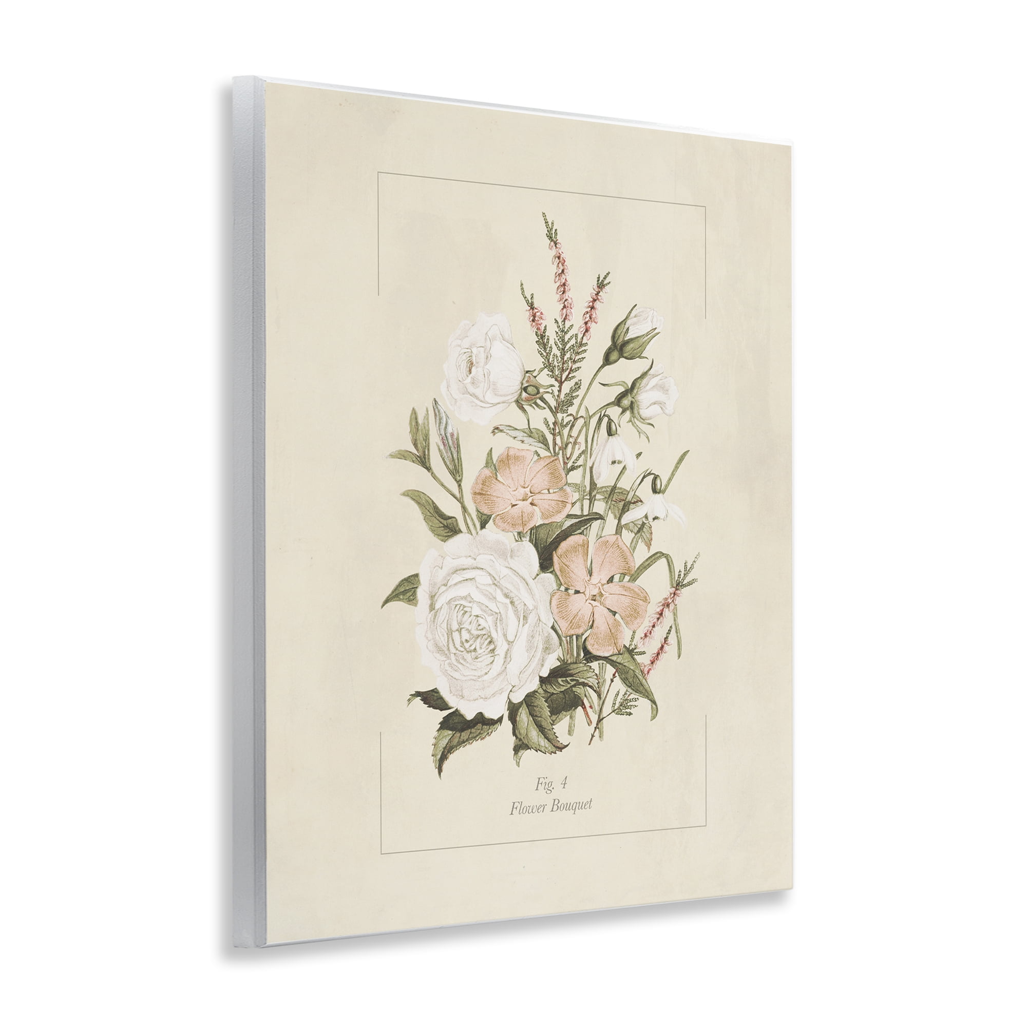 Stupell Industries Neutral & Soft Bouquet Study Wall Plaque Art, design by Dan Meneely