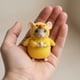 thumbnail image 1 of Uuiauoio Easter Felt Bunny Ornaments - Handmade Wool Felt Bunny Ornaments,Cute Felted Rabbit Animal Figurine for Tree,Soft Felted Mouse for Easter Basket Stuffers,Tiered Tray Decor & Spring Gift, 1 of 3